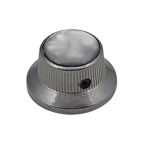 Boston KBN-263 Bell Knop met Zwarte Parelmoer Inlay Black Nickel