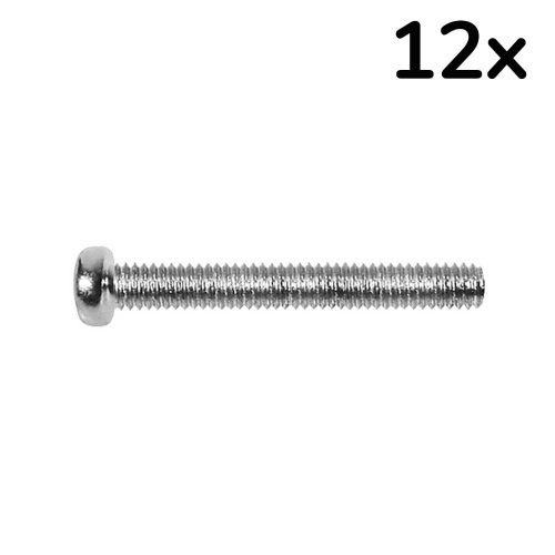 Boston PS-18-N Element Montage Schroef 3x20mm Nikkel (12 Stuks)