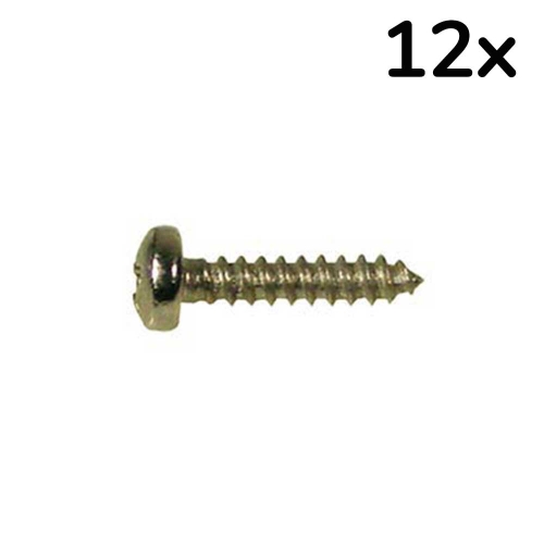 Boston TS-14-M Schroeven voor Stemmechanieken en Halspenplaatjes 2.2x6.5mm Messing (12 Stuks)