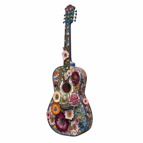 Crafthub Premium Wooden Puzzle Houten Legpuzzel Gitaar
