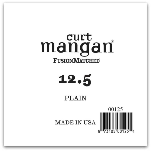 Curt Mangan 00125 Plain Steel Ball End Losse Snaar .0125