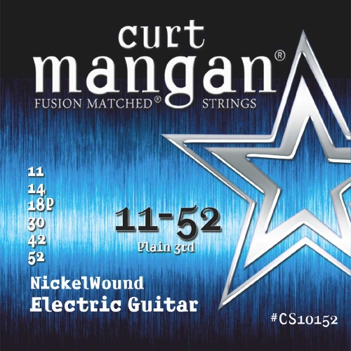 Curt Mangan CS10152 Nickelwound Elektrische Gitaarsnaren(11-52)