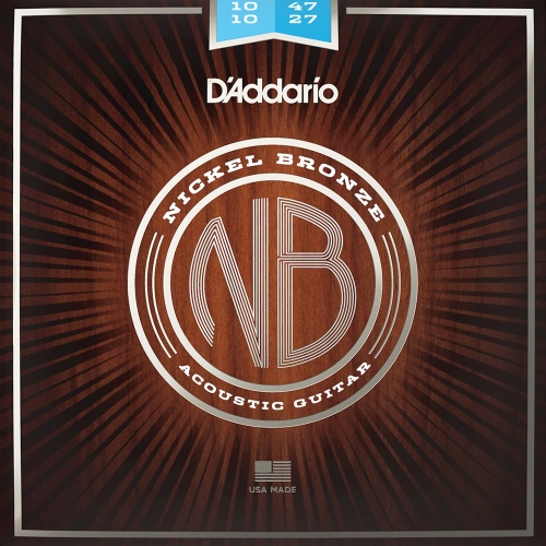 D'Addario NB1047-12 Nickel Bronze Akoestische Snaren 12-Snarig (10-47) 