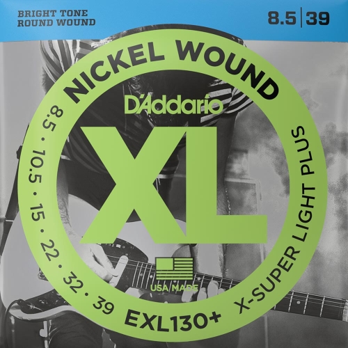 D'Addario EXL130+ Elektrische Gitaarsnaren (8.5-39) Extra Super Light Plus