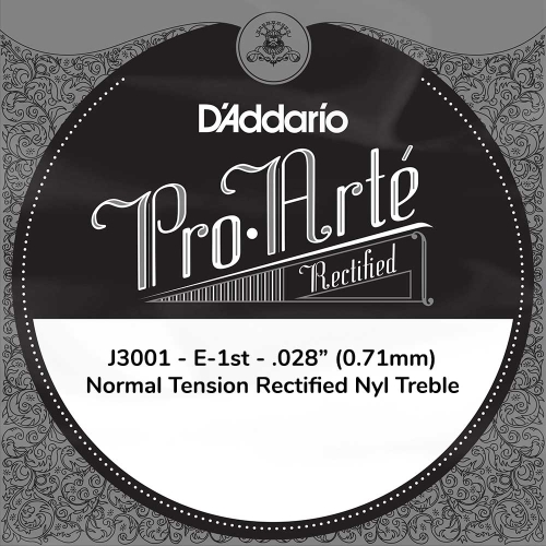 D'Addario J3001 Rectified Nylon Losse Klassieke E1-Snaar - Normale Spanning