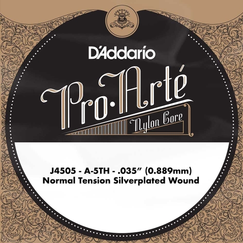 D'Addario J4505 Losse Klassieke Silverwound Snaar - A5