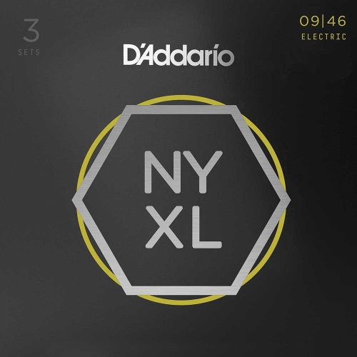 D'Addario NYXL0946-3P Elektrische Gitaarsnaren (9-46) 3-Pack