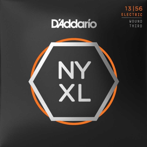 D'Addario NYXL1356W Elektrische Gitaarsnaren (13-56) Medium Wound Third