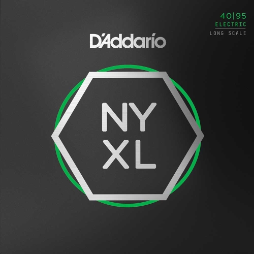 D'Addario NYXL4095 Nickel-Plated Bassnaren Long Scale (40-95) Super Light