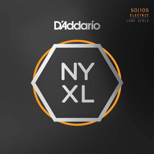 D'Addario NYXL50105 Bassnaren Long Scale (50-105) Medium