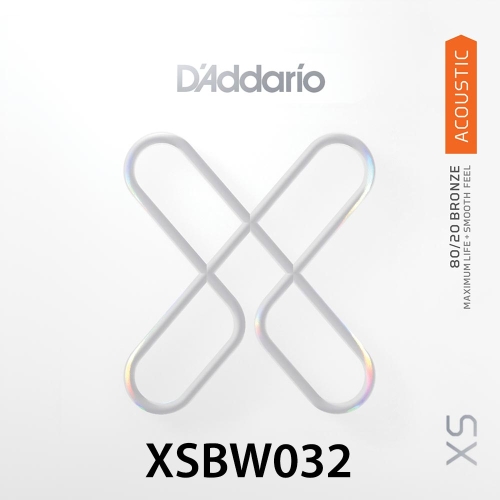 D'Addario XSBW032 XS Coated Bronze .032 Losse Snaar