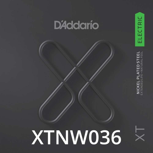 D'Addario XTNW036 XT Nickel Wound Losse Elektrische Snaar .036