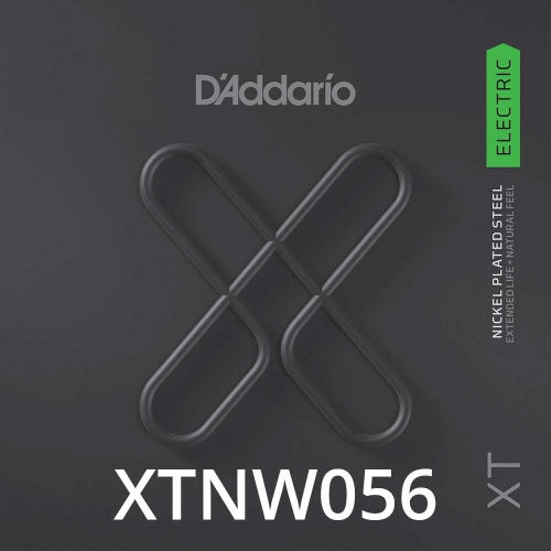 D'Addario XTNW056 XT Nickel Wound Losse Elektrische Snaar .056