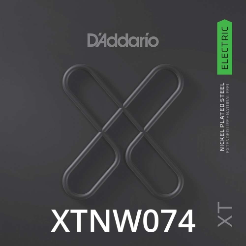 D'Addario XTNW074 XT Nickel Wound Losse Elektrische Snaar .074