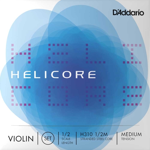 D'Addario H310 1/2M Helicore Vioolsnaren 1/2e Viool - Medium Spanning