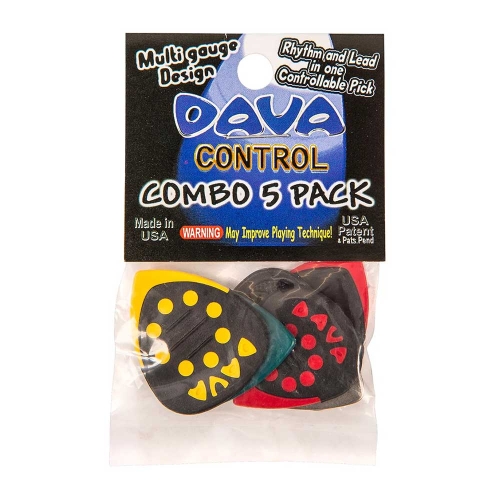 Dava Control Combo Plectrum 5-Pack