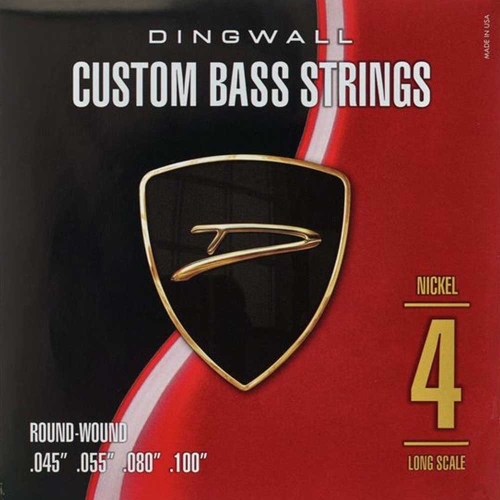 Dingwall DWNI-4 Nickel-Plated Steel Bassnaren (45-100)