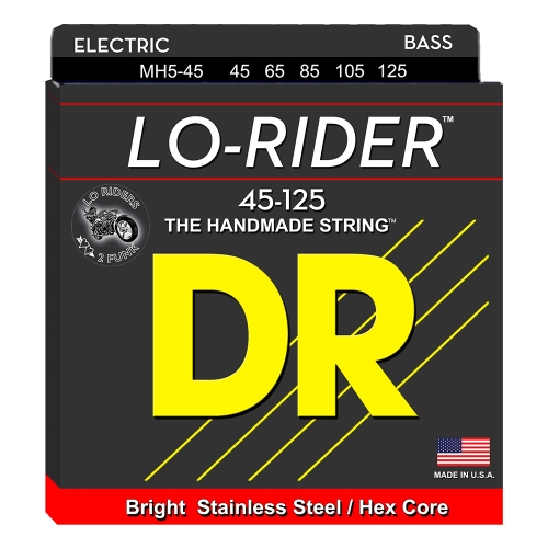 DR MH5-45 Lo-Rider Bassnaren 5-Snarig (45-125)