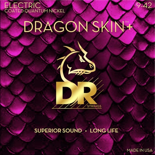 DR Strings DEQ-9 Dragon Skin+ Elektrische Snaren (9-42) Coated