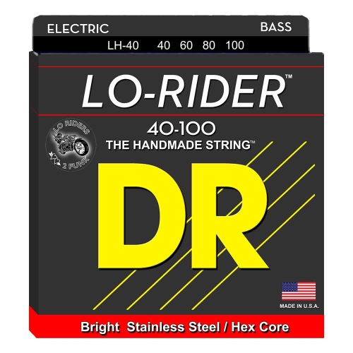 DR Strings LH-40 Lo-Rider Bassnaren (40-100) Light