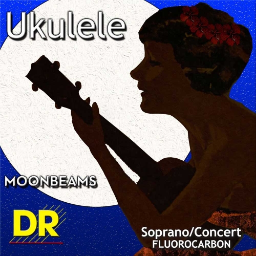 DR Strings UFSC Moonbeams Sopraan/Concert Ukulele Snaren (Fluorocarbon) 