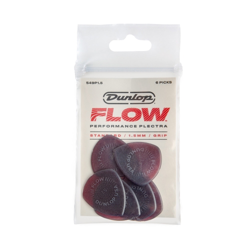 Dunlop 549P150 Flow Standaard 1.5mm Plectrum 6-Pack