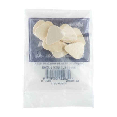 Dunlop 8011 Nick Lucas Vilten Plectrum voor Ukelele 12-Pack