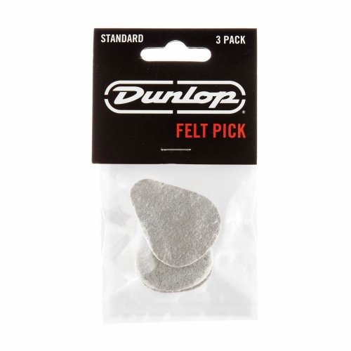 Dunlop 8012P Vilten Plectrum voor Ukelele 3-Pack