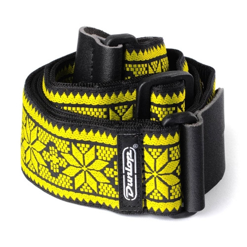 Dunlop D6702YE Fillmore Yellow Jacquard Gitaarband