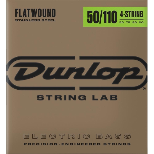 Dunlop DBFS50110 Flatwound Bassnaren Long Scale (50-110)