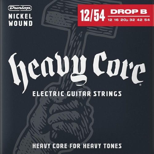 Dunlop DHCN1254 Heavy Core Elektrische Gitaarsnaren (12-54)