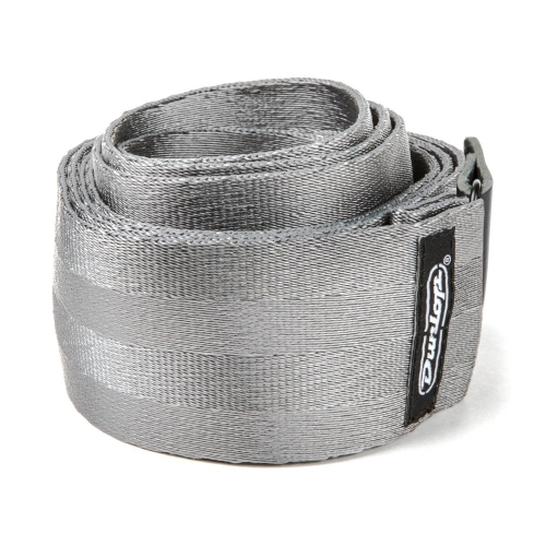 Dunlop DST7001GY Deluxe Seatbelt Gitaarband Grijs