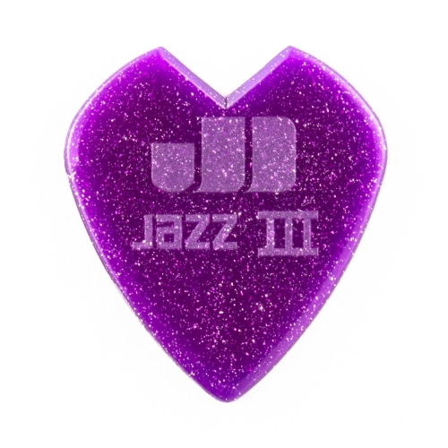 Dunlop Kirk Hammett Purple Sparkle Jazz III Plectrum - Per Stuk