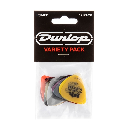 Dunlop PVP101 Plectrum Variety Light/Medium 12-Pack