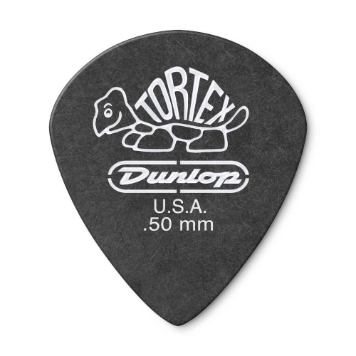 Dunlop Tortex Pitch Black Jazz III 0.50mm Plectrum - Per Stuk