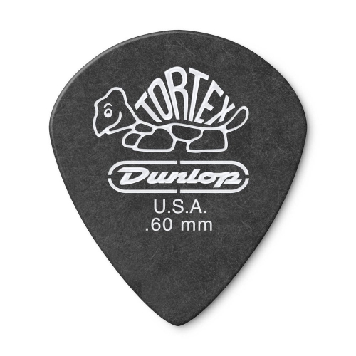 Dunlop Tortex Pitch Black Jazz III 0.60mm Plectrum - Per Stuk