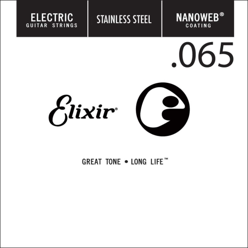 Elixir 13366 Nanoweb Stainless Steel .065 Losse Bassnaar