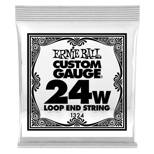 Ernie Ball 1324 Loop End Stainless Steel Wound .024 Losse Snaar - Per Stuk