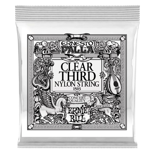 Ernie Ball 1503 Ernesto Palla Clear Nylon Losse Snaar G3 - Per Stuk