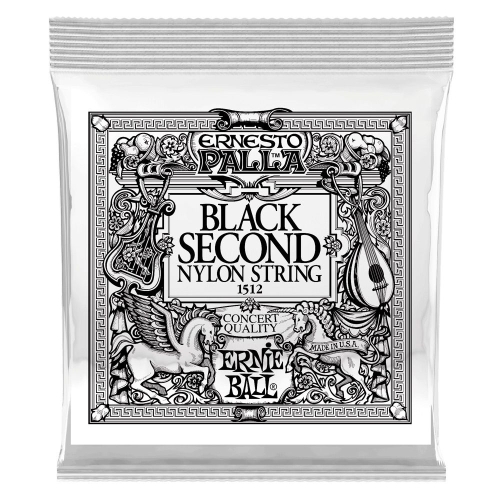 Ernie Ball 1512 Ernesto Palla Black Nylon Losse Snaar B2 - Per Stuk