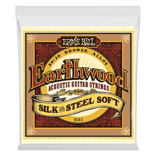 Ernie Ball 2045 Earthwood Silk&Steel Akoestische Snaren (11-52) Soft