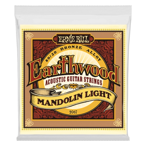 Ernie Ball 2067 Earthwood Bronze Mandoline Snaren (9-34) Light