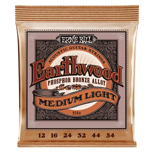 Ernie Ball 2146 Earthwood Phosphor Bronze Akoestische/Western Snaren (12-54)