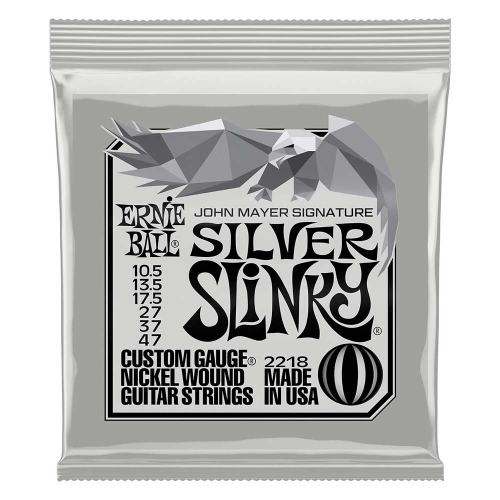 Ernie Ball 2218 Silver Slinky John Mayer Signature Elektrische Snaren (10.5-47)