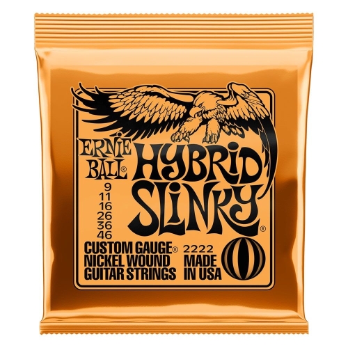 Ernie Ball 2222 Hybrid Slinky Gitaarsnaren (9-46)