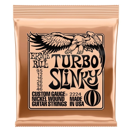 Ernie Ball 2224 Turbo Slinky Elektrische Gitaarsnaren (9.5-46)