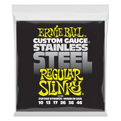 Ernie Ball 2246 Stainless Steel Elektrische Gitaarsnaren (10-46)