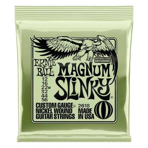 Ernie Ball 2618 Magnum Slinky Elektrische Gitaarsnaren (12-56)