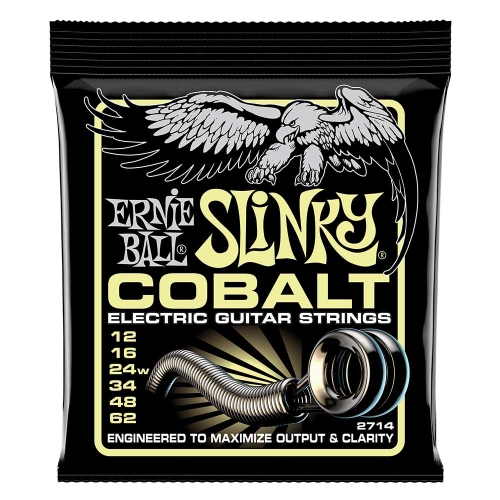 Ernie Ball 2714 Cobalt Mammoth Slinky Elektrische Gitaarsnaren (12-62)