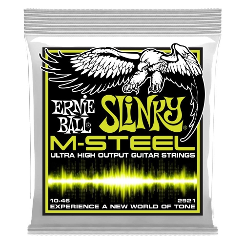 Ernie Ball 2921 Regular Slinky M-Steel Elektrische Gitaarsnaren (10-46)